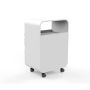 Design werktafel / meubel met 2 lades wit