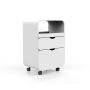 Design werktafel / meubel met 2 lades wit