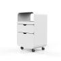 Design werktafel / meubel met 2 lades wit