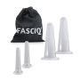 Siliconen Facial Cuppingset 2x mini 2x medium