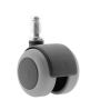 Zwenkwiel PPTP (voor PVC vloer) 50mm, 11mm stift