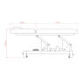 Massagetafel Lumb 1 motor