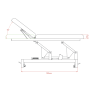 Massagetafel Lumb 1 motor