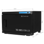 Handdoekverwarmer met UV 16L zwart
