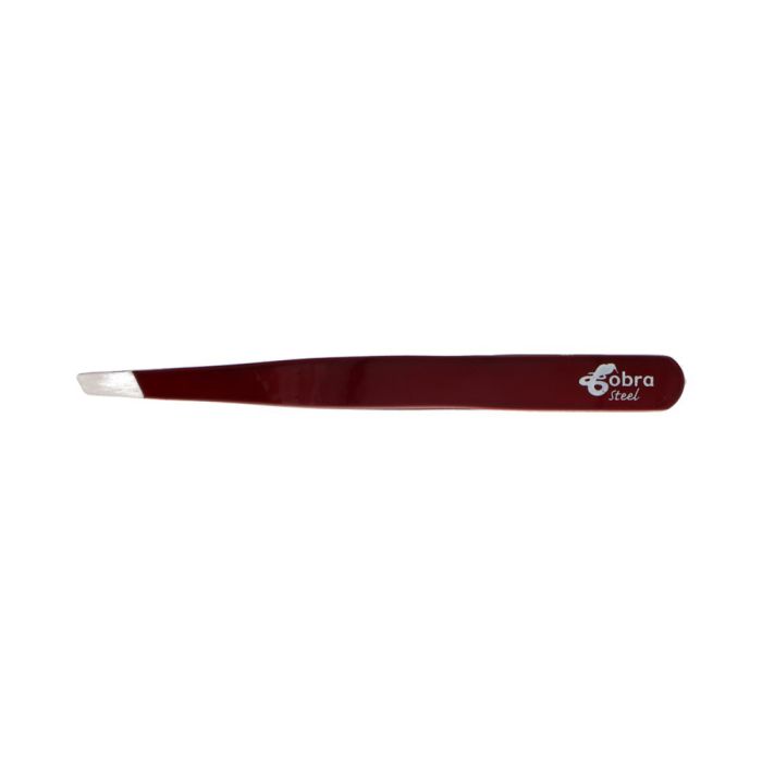 Cobra schuin pincet 10cm rood
