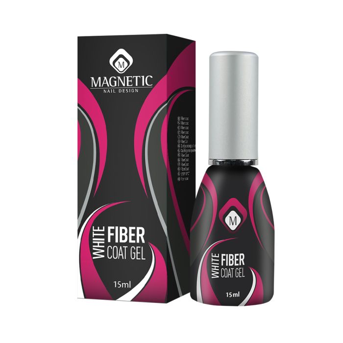 Magnetic Fiber Coat Gel White 15ml 104156