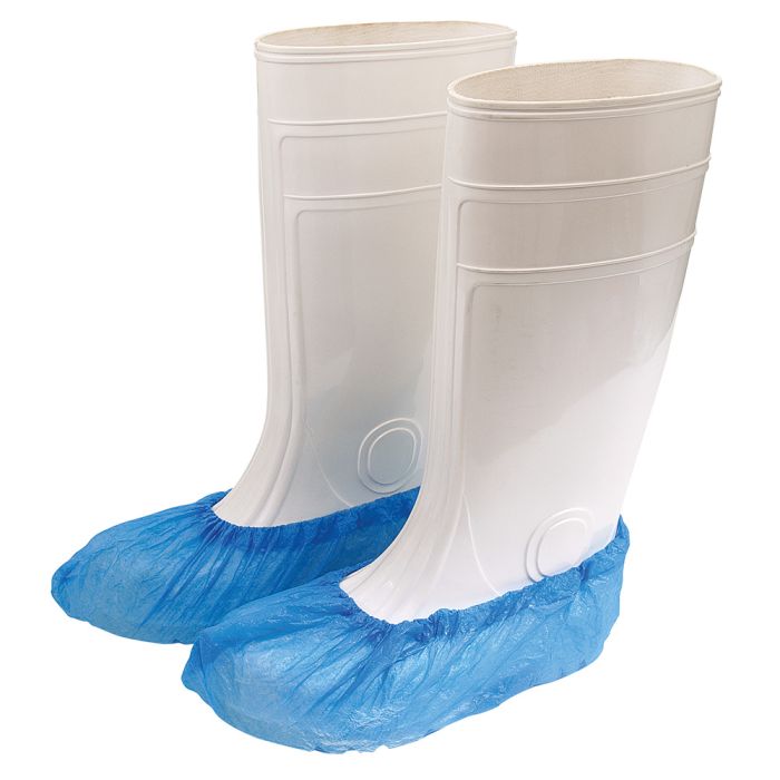 Unigloves schoenovertrek CPE blauw 100st