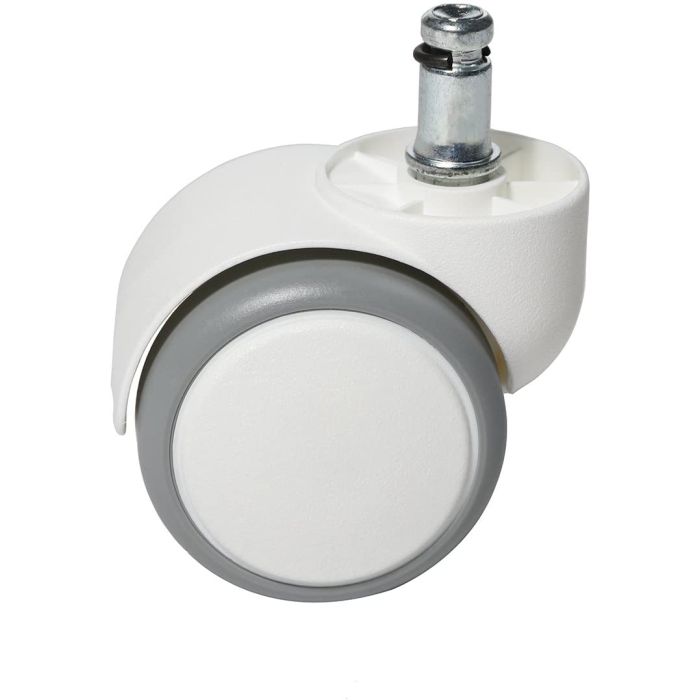 Namrol zwenkwiel voor tabouret 11mm stift (origineel, wit)