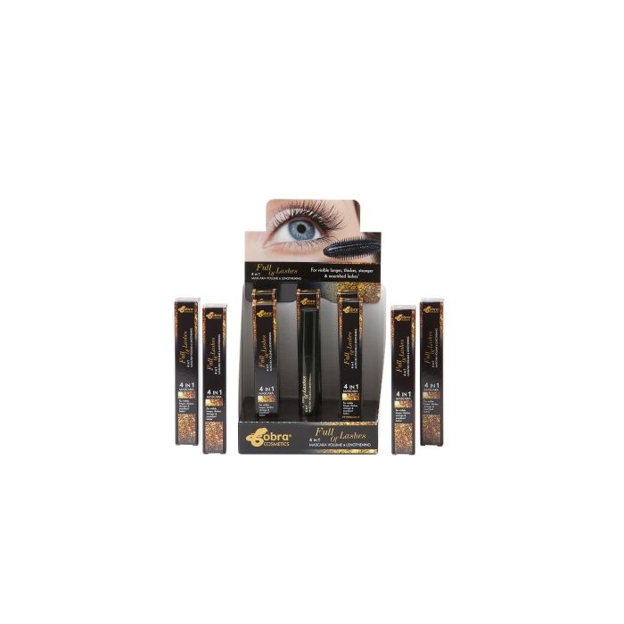 Cobra Mascara - Full of lashes 4 in 1 display 9st
