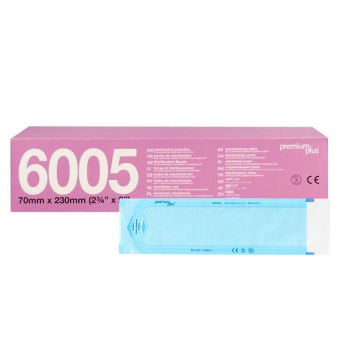 Premium Plus sterilisatiezakjes selfseal 70x230mm 200st