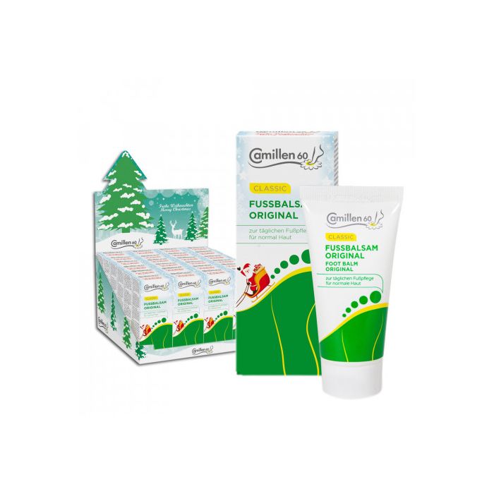 Camillen 60 Voetcrème Original 30ml Kerst display 24st