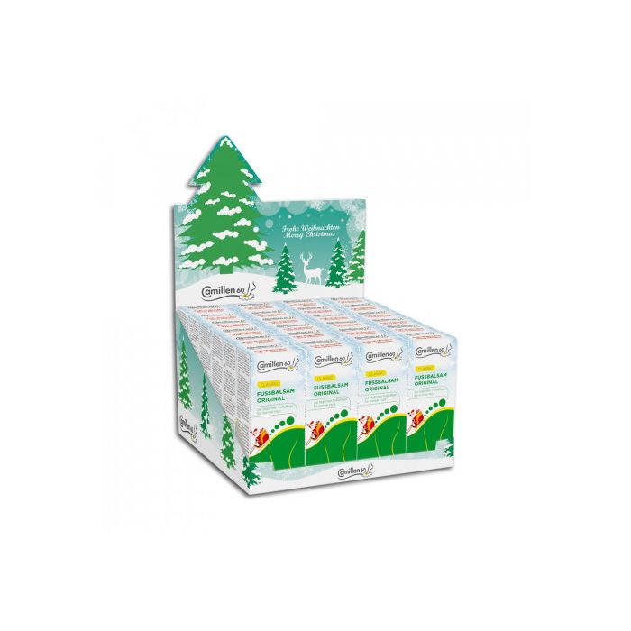 Camillen 60 Voetcrème Original 30ml Kerst display 24st
