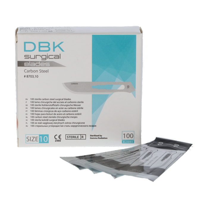 DBK Chirurgische Sterile Mesjes Nr.10, 100st