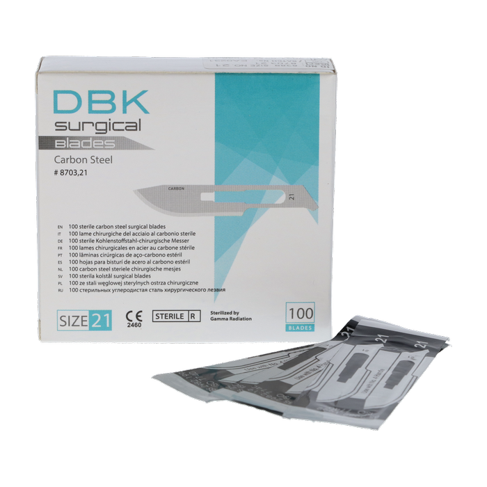 DBK Chirurgische Sterile Mesjes Nr.21, 100st