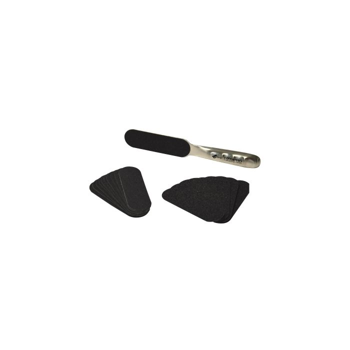 Cobra Hygipro Inox voetvijl met Slijpfolie G80 & G150