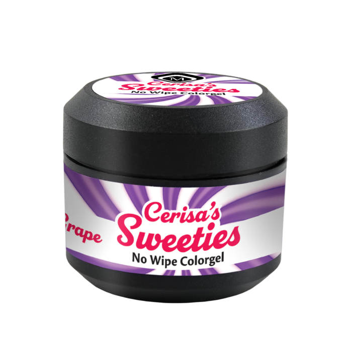 Cerisa Sweeties No Wipe Color Gel Metallic grape 106651