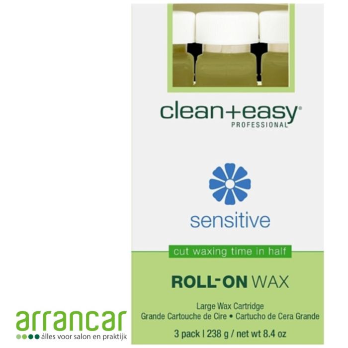 Clean & Easy Harspatroon Azuleen (sensitive) large 3st