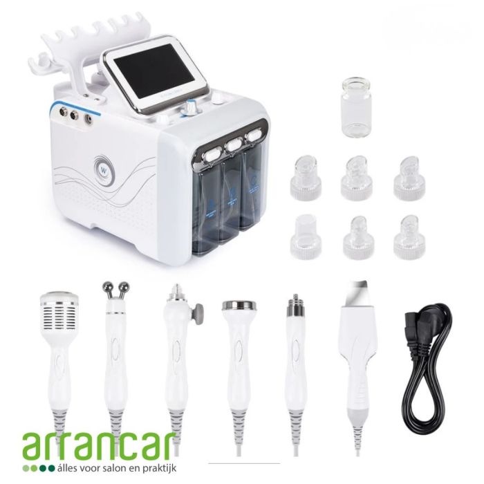 Hydrodermabrasie combi apparaat 6-in-1 incl. pakket