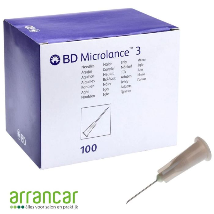 Microlance Milia naalden 27G x 1\2, 0.40 x 13mm 100st