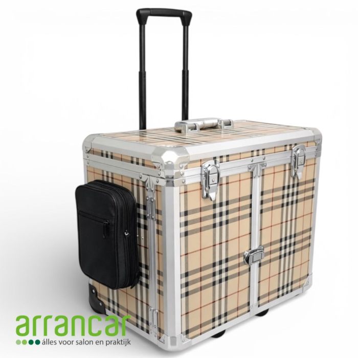 Pedicurekoffer scottisch stripes