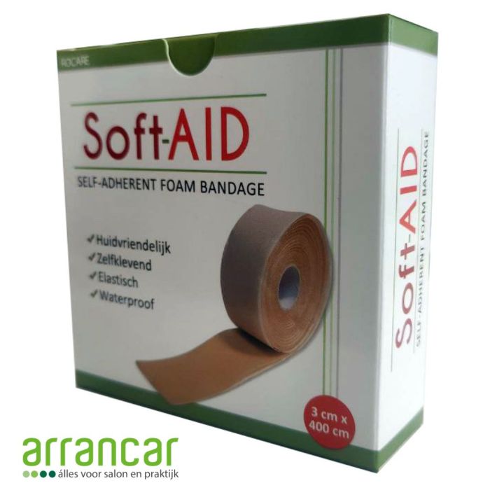 Rocare Soft-aid kleefverband 3cm x 4m