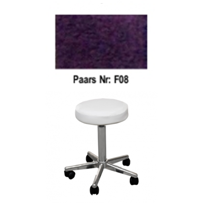 Badstof hoes voor Zadelzit/Tabouret mini Paars