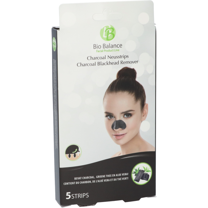 Bio Balance Charcoal Blackhead Remover strips 1x5st