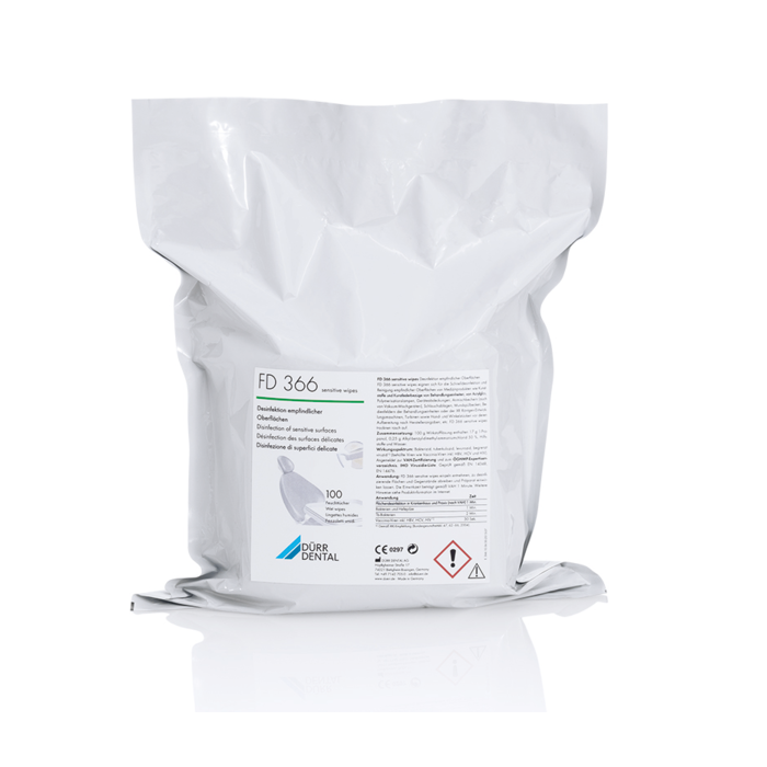 Dürr FD 366 Sensitive wipes 20x30cm 100st navulverp.