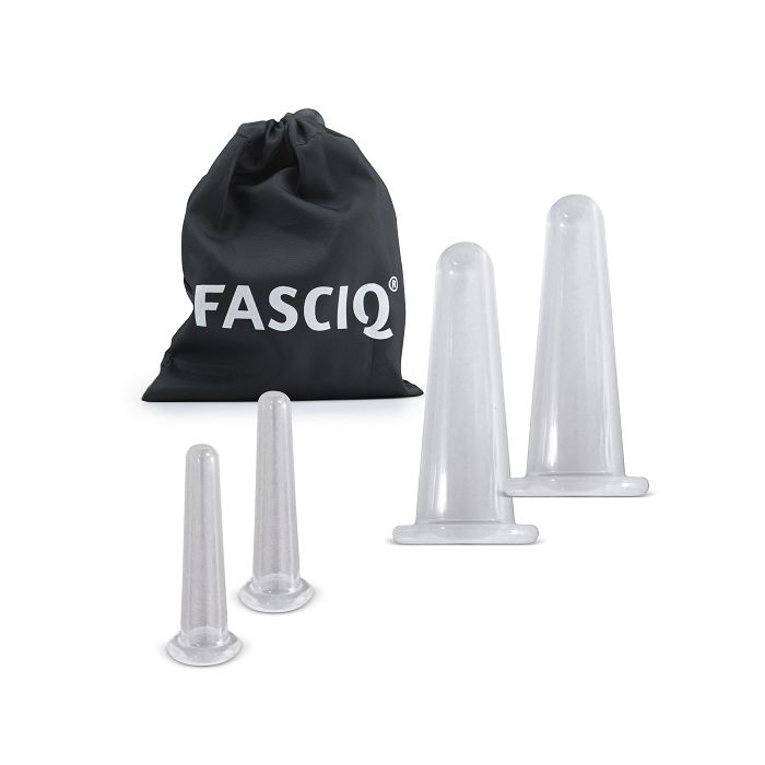 Siliconen Facial Cuppingset 2x mini 2x medium