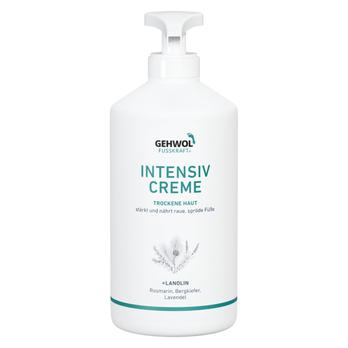 Gehwol Fusskraft (blauw) Intensive Cream 500ml + pomp