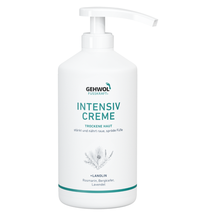 Gehwol Fusskraft (blauw) Intensive Cream 500ml + pomp