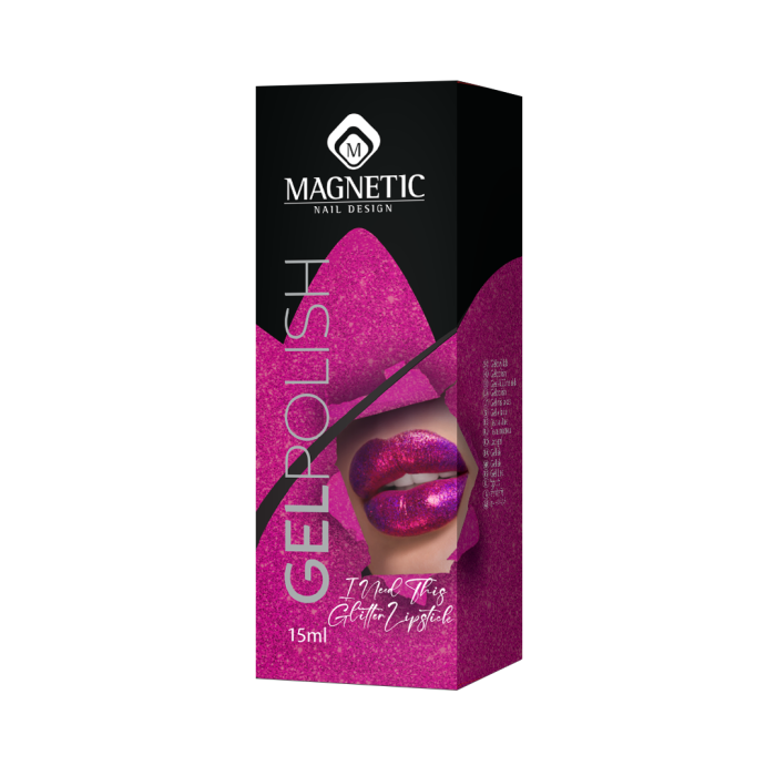 Magnetic Gelpolish I Need This Lipstick Glitter 15ML 103549