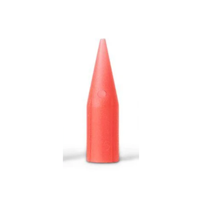 Ecuri topje voor 1 punt flex naald (rood), p/s