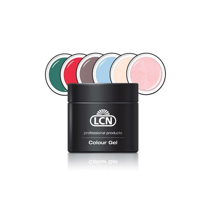 LCN Colour Gel - 14 Steel grey glitter, 5ml
