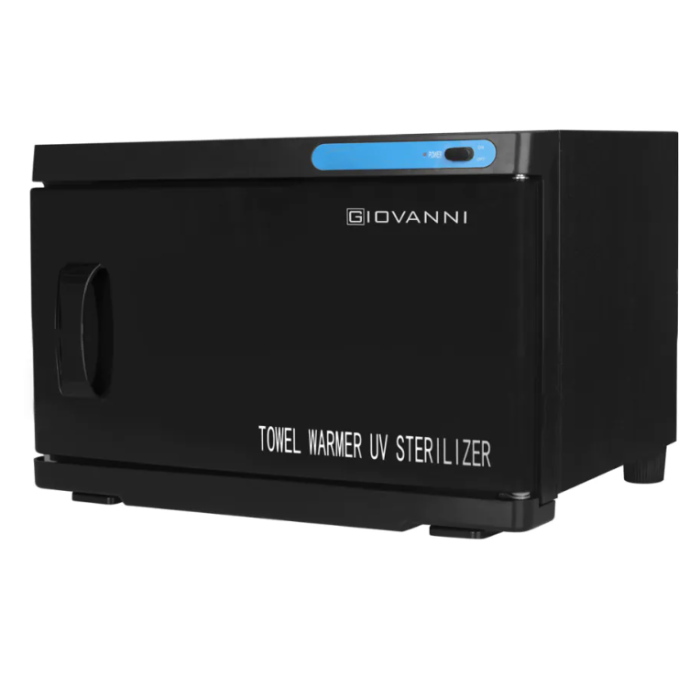 Handdoekverwarmer met UV 16L zwart