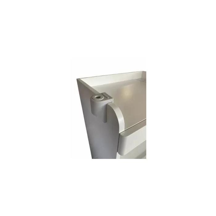 Houder voor loupelamp op pedicure trolley