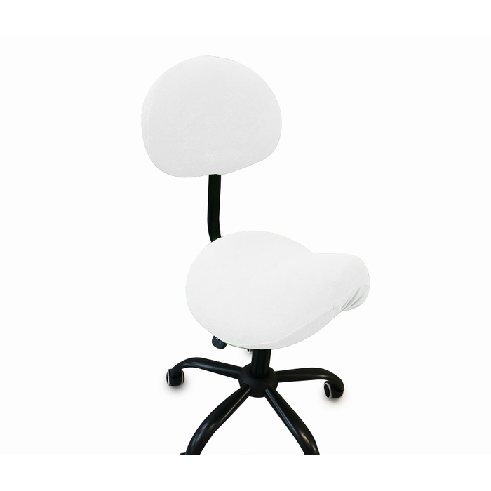 ProTextiel badstof hoes voor tabouret met rug