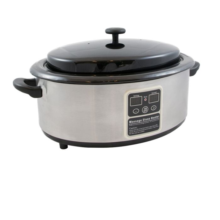 Hot stone heater digitaal 6 liter