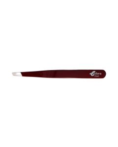 Cobra schuin pincet 10cm rood