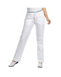 Broek Wit-Petrol maat 38