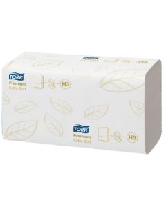 Tork H3 premium extra soft 11.5x22.6cm 2-laags, 200vel