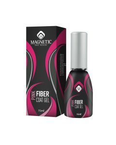 Magnetic Fiber Coat Gel Pink 15ml 104155