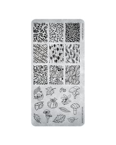 Magnetic Stampingplate 40 Lots of Leaves 118643