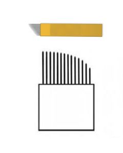 PMU mesje hairstrokes - 14 Curved hard (los mesje)