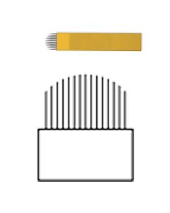 PMU mesje hairstrokes - 18 U-blade 0.25mm (los mesje)