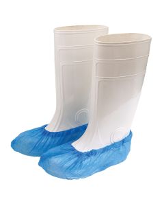 Unigloves schoenovertrek CPE blauw 100st