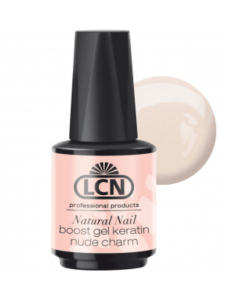 LCN Natural Nail Boost Gel Keratin, nude charm, 10ml
