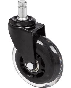 Inline wiel 75mm 11mm stift, per stuk