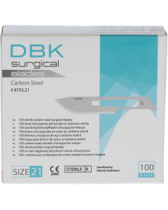 DBK Chirurgische Sterile Mesjes Nr.21, 100st