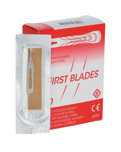 First Blades eeltguts/ holle beitel mesjes nr. 1 50st
